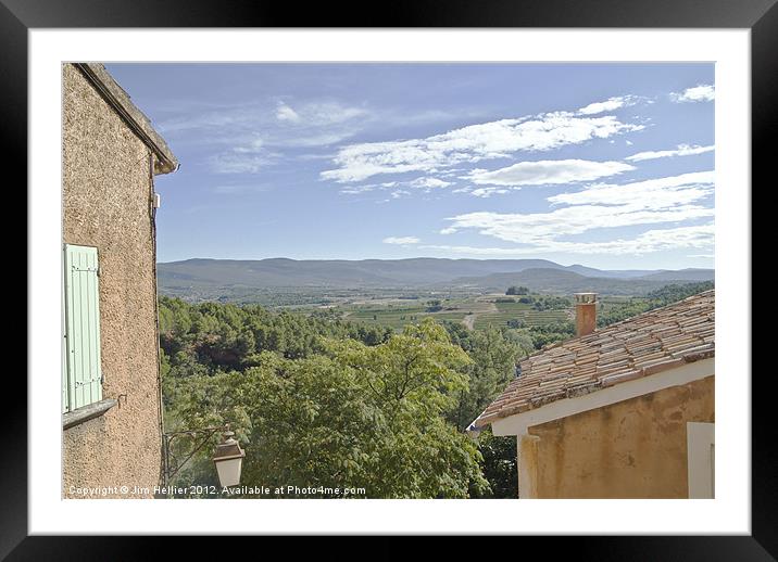 Roussillon Framed Mounted Print by Jim Hellier