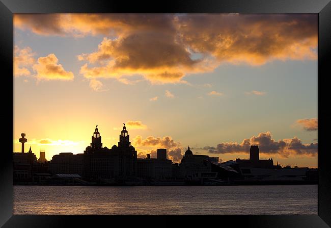 Liverpool sunrise Framed Print by Paul Farrell Photography