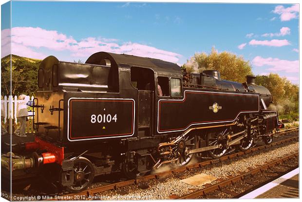 BR Standard Class 4 Canvas Print by Mike Streeter