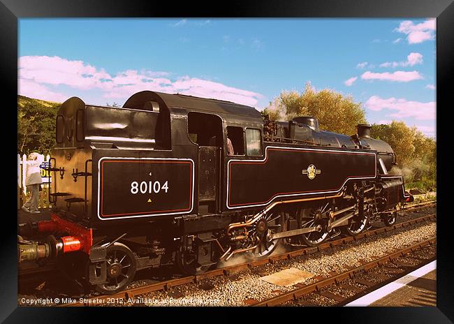 BR Standard Class 4 Framed Print by Mike Streeter