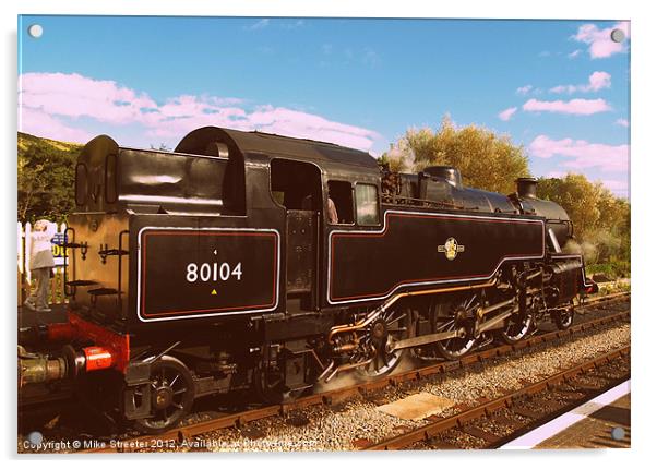 BR Standard Class 4 Acrylic by Mike Streeter