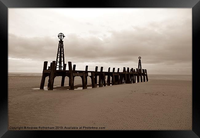 The end of the pier Framed Print by Andrew Rotherham