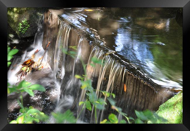 falls Framed Print by sue davies