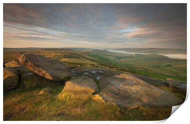 Stanage Edge Print by Richard Cooper