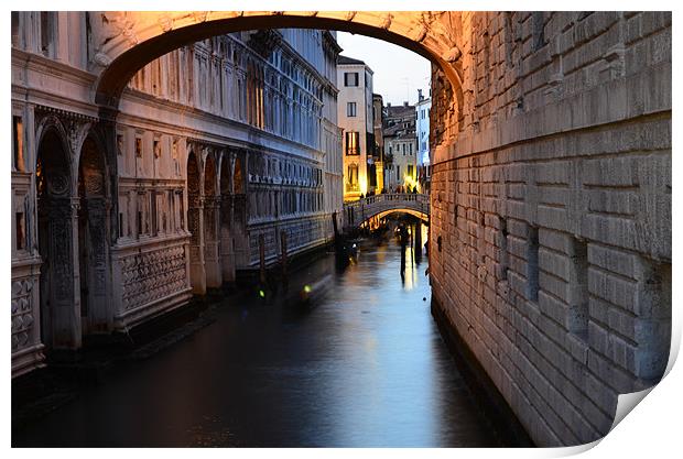 Venice Print by barbara walsh