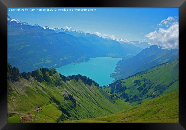 Top of Brienz Framed Print by William Kempster