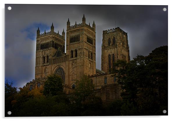 Storm Over Durham Acrylic by John Ellis
