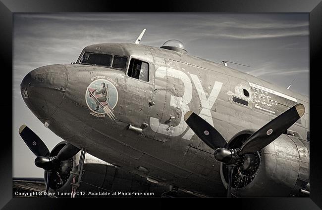 C-47 Dakota Framed Print by Dave Turner