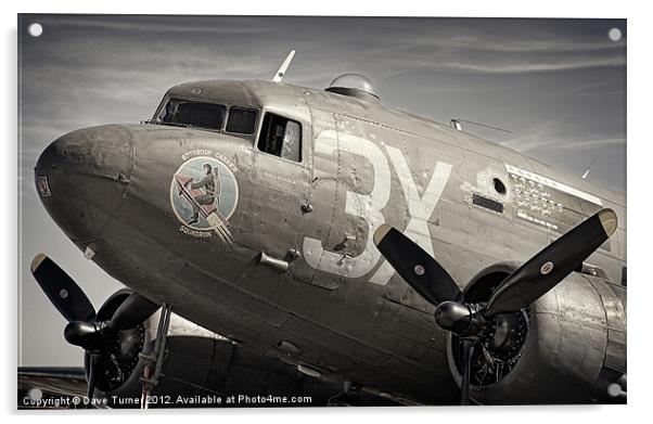 C-47 Dakota Acrylic by Dave Turner