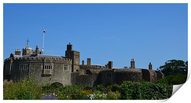 Walmer Castle, Kent Print by claire beevis
