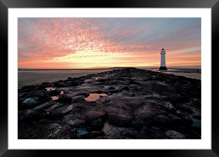 New Brighton on The Wirral Framed Mounted Print by Wayne Molyneux
