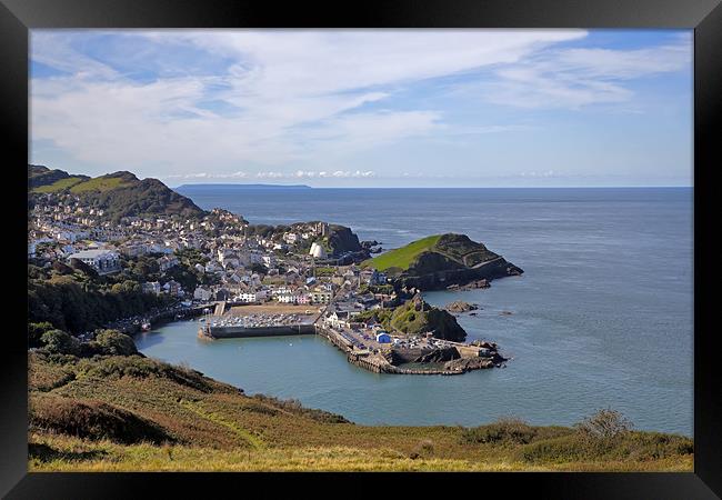 Overlooking Ilfracombe Framed Print by Mike Gorton
