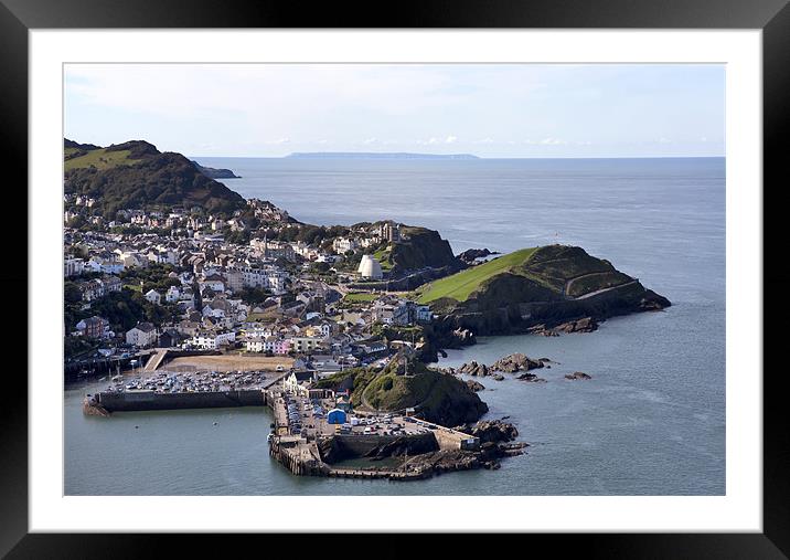 Overlooking Ilfracombe Framed Mounted Print by Mike Gorton