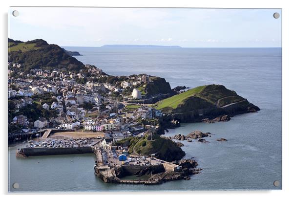 Overlooking Ilfracombe Acrylic by Mike Gorton