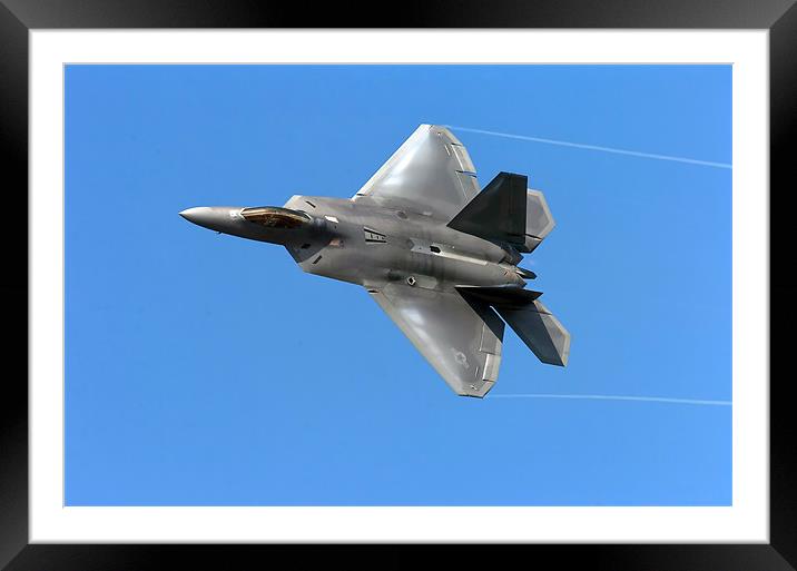 F22 Raptor Aircraft Framed Mounted Print by Phil Emmerson