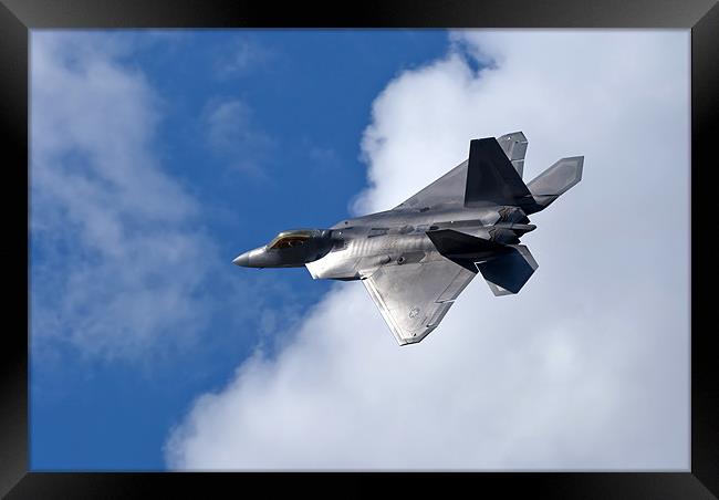 F22 Raptor Aircraft Framed Print by Phil Emmerson