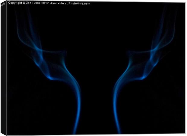 Smoke Photography Canvas Print by Zoe Ferrie