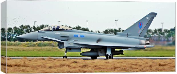 The Eurofighter Canvas Print by Andrew Rotherham