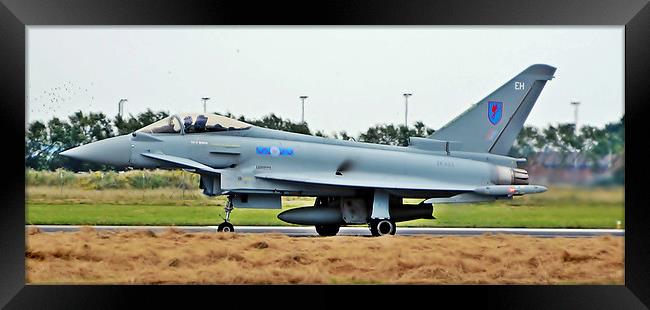 The Eurofighter Framed Print by Andrew Rotherham