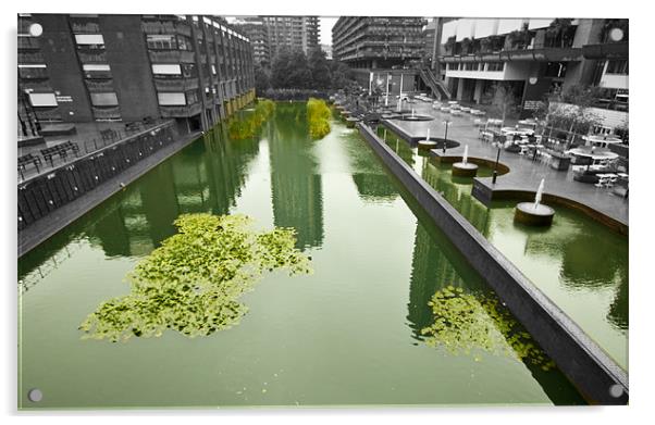 The Barbican Centre Acrylic by David French