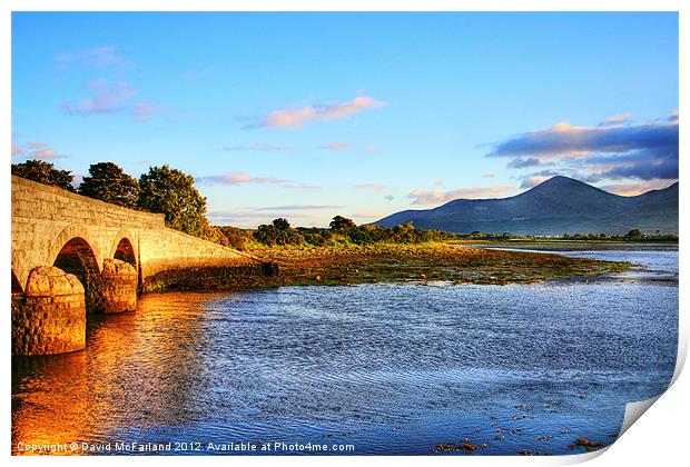 The day ends at Dundrum Print by David McFarland