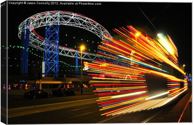 Bright Lights, Big One Canvas Print by Jason Connolly