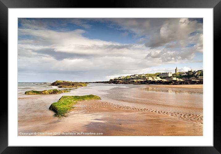 Reflections on St. Andrews Framed Mounted Print by Chris Frost