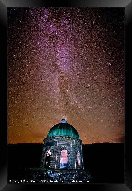 Elan Valley Milky Way Framed Print by Ian Collins