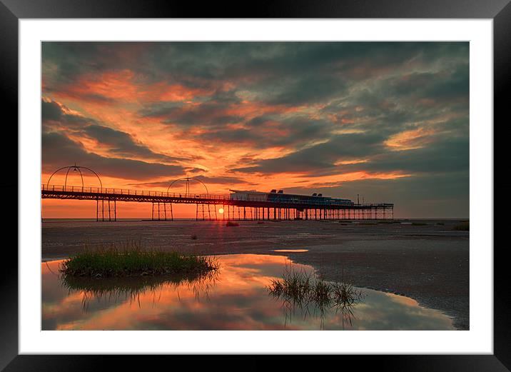 Southport Pier Framed Mounted Print by Roger Green