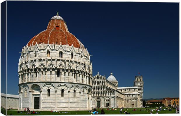 Pisa Cathedral Canvas Print by Thomas Schaeffer