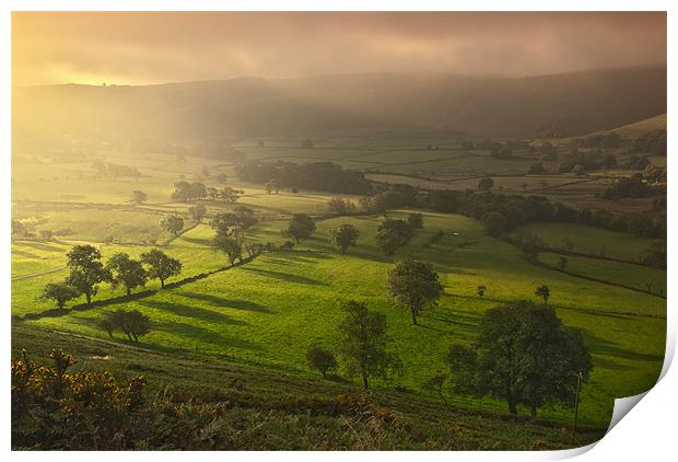 Hope Valley, Derbyshire Print by Scott Simpson