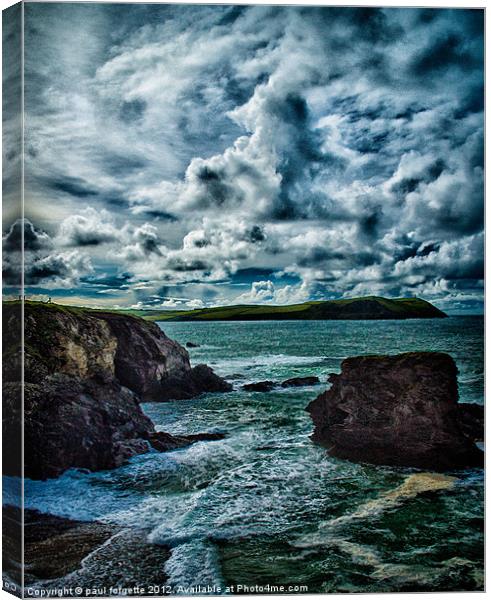 cornish cove Canvas Print by paul forgette