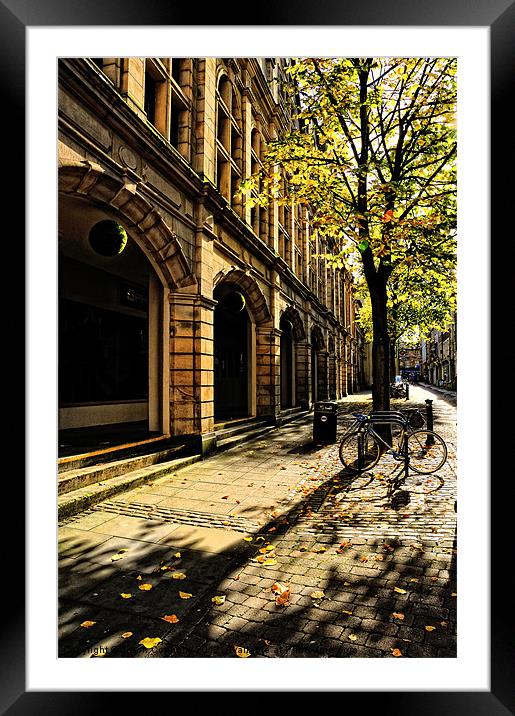 Lancaster Light And Shadows Framed Mounted Print by Jason Connolly