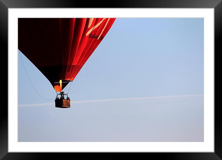 Ballooning Framed Mounted Print by Gavin Wilson