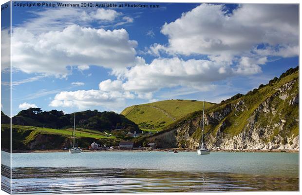 Lulworth Cove Canvas Print by Phil Wareham