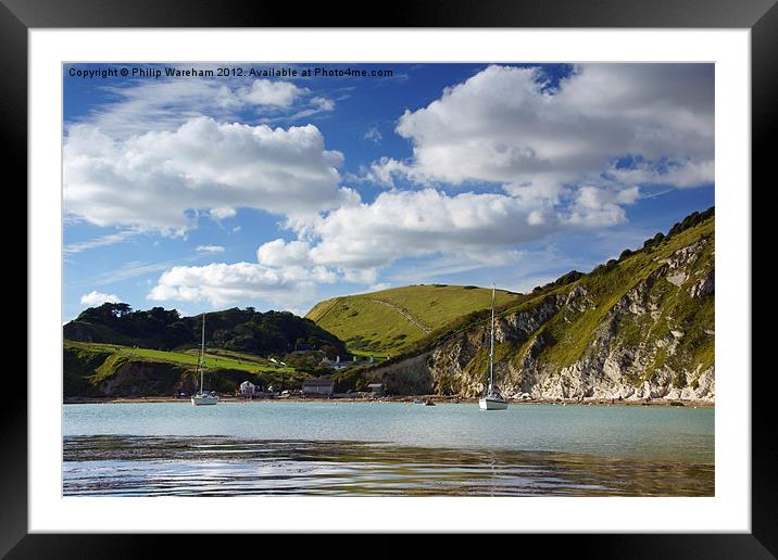 Lulworth Cove Framed Mounted Print by Phil Wareham