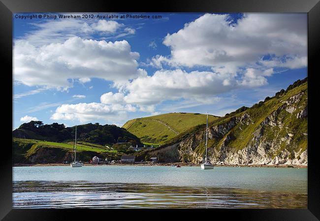 Lulworth Cove Framed Print by Phil Wareham