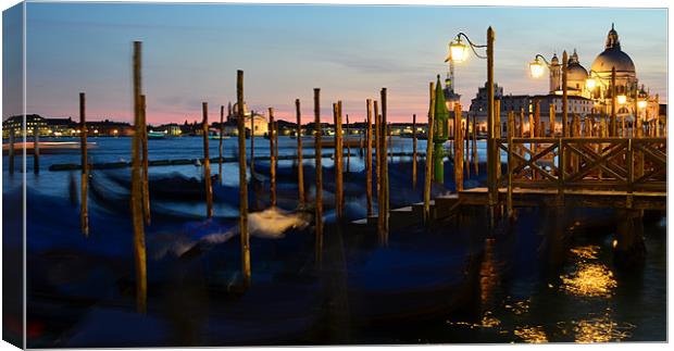 Evening in Venice Canvas Print by barbara walsh