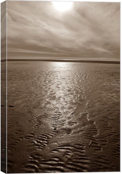St Annes Beach Canvas Print by Andrew Rotherham