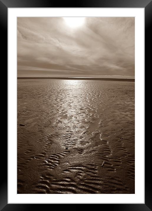 St Annes Beach Framed Mounted Print by Andrew Rotherham