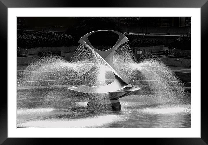 Revolving Torsion Framed Mounted Print by alan willoughby
