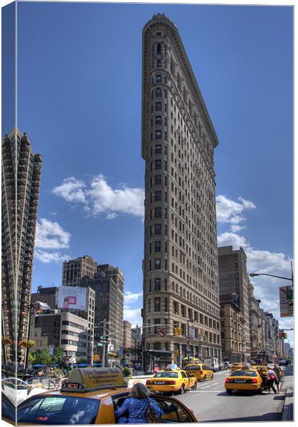 Flat Iron Building Canvas Print by Phil Emmerson