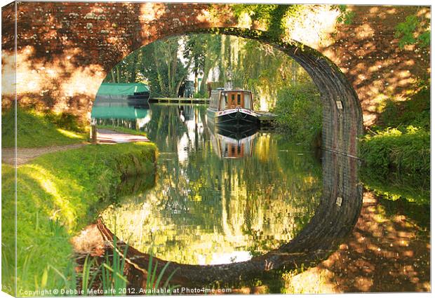 Reflections Canvas Print by Debbie Metcalfe