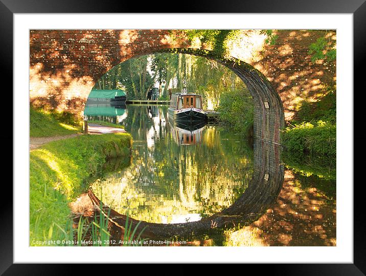 Reflections Framed Mounted Print by Debbie Metcalfe