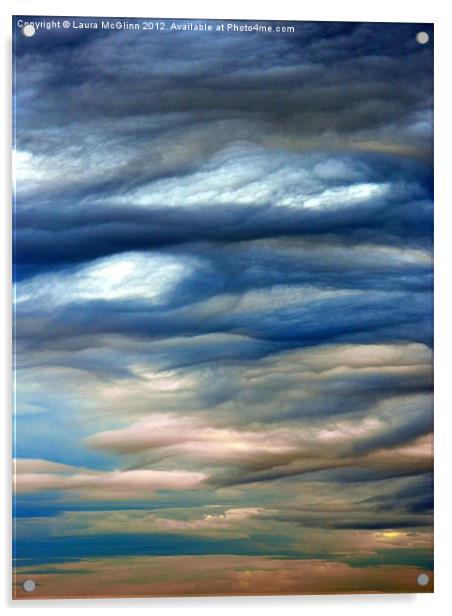 Waving Clouds Acrylic by Laura McGlinn Photog