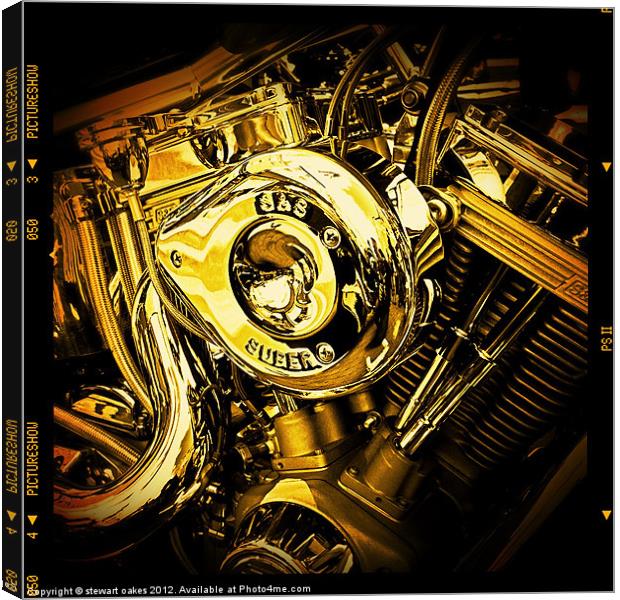 Super engine 2 Canvas Print by stewart oakes