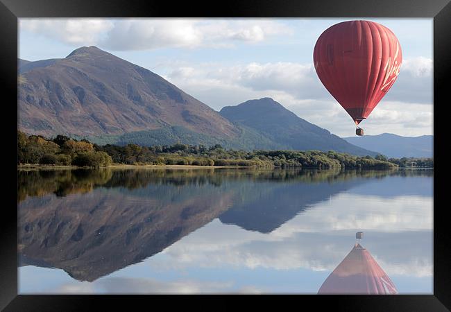 Lake District Ballooning Framed Print by Gavin Wilson