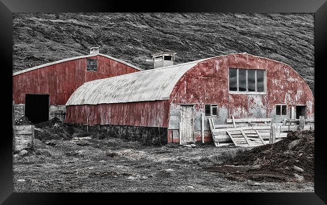Quonset Hut Framed Print by Mary Lane