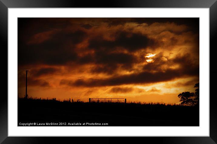 Above the Gate Framed Mounted Print by Laura McGlinn Photog