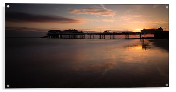 Last sunrise Acrylic by Simon Wrigglesworth